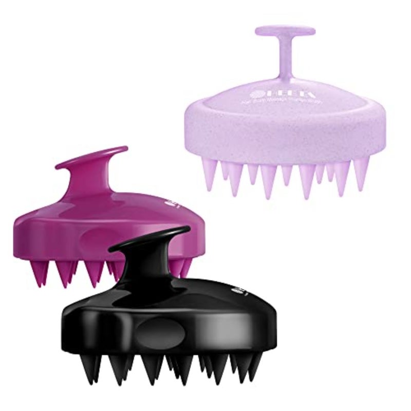 HEETA Scalp Massager for Hair Growth, Soft Silicone Bristles to Remove Dandruff and Relieve Itching, Scalp Scrubber for Hair Care Relax Scalp, Shampoo Brush for Wet Dry Hair - Image 1
