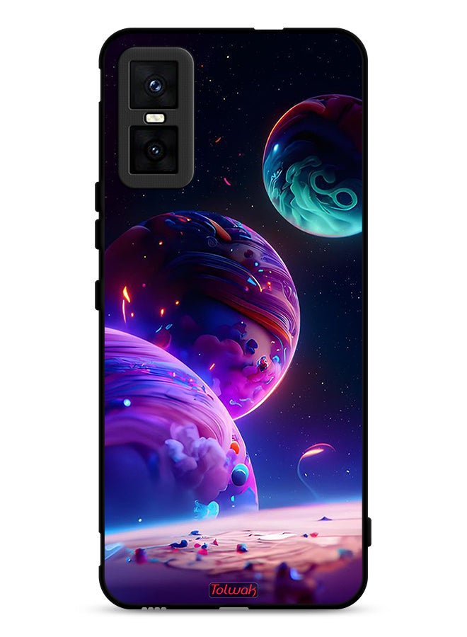 Tolwak Infinix GT 30 Pro Protective Case Cover Planet Pattern - Image 1