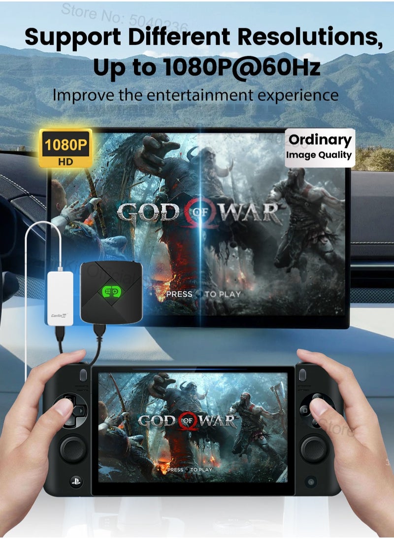 Carlinkit - HD2CP Wired CarPlay HDMI For Youtube Netflix Game Box Switch in Play adapter HDMI For PS 5 4 Fire TV Sticks DVD Game Remote Control Streaming media adapter For BENZ AUDI KIA Hyundai video - Image 1