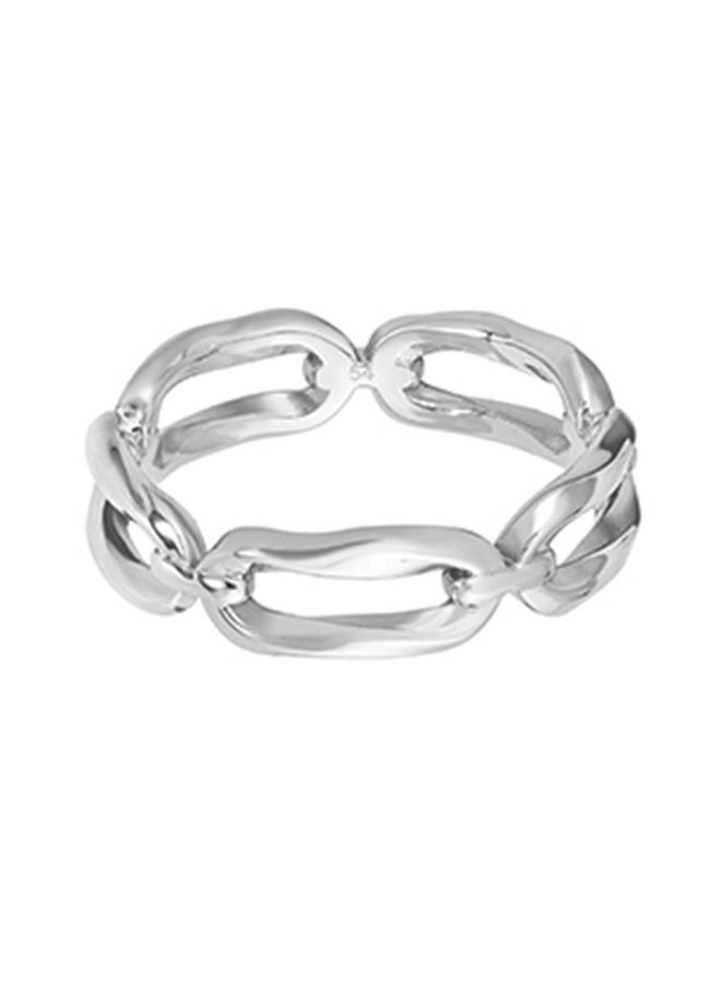 HUGO BOSS Signature Women's Stainless Steel Ring - 1580252M