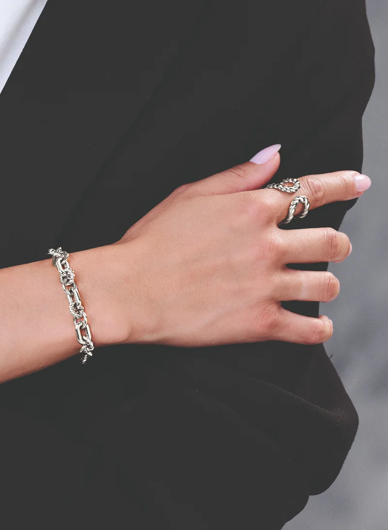CERRUTI 1881 Chiara Stainless Steel Finger Ring For Women