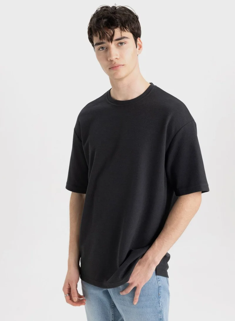 DeFacto Comfort Fit Crew Neck T-Shirt
