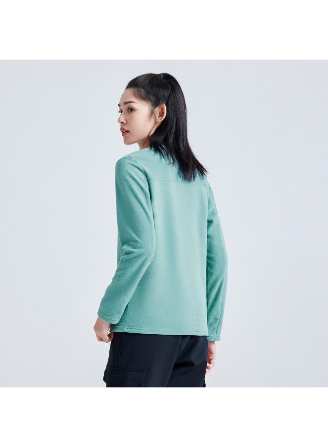 Lightweight Fleece】autumn Outdoor Sports Base Layer T-shirt - Warm, Stylish And Versatile - Image 4