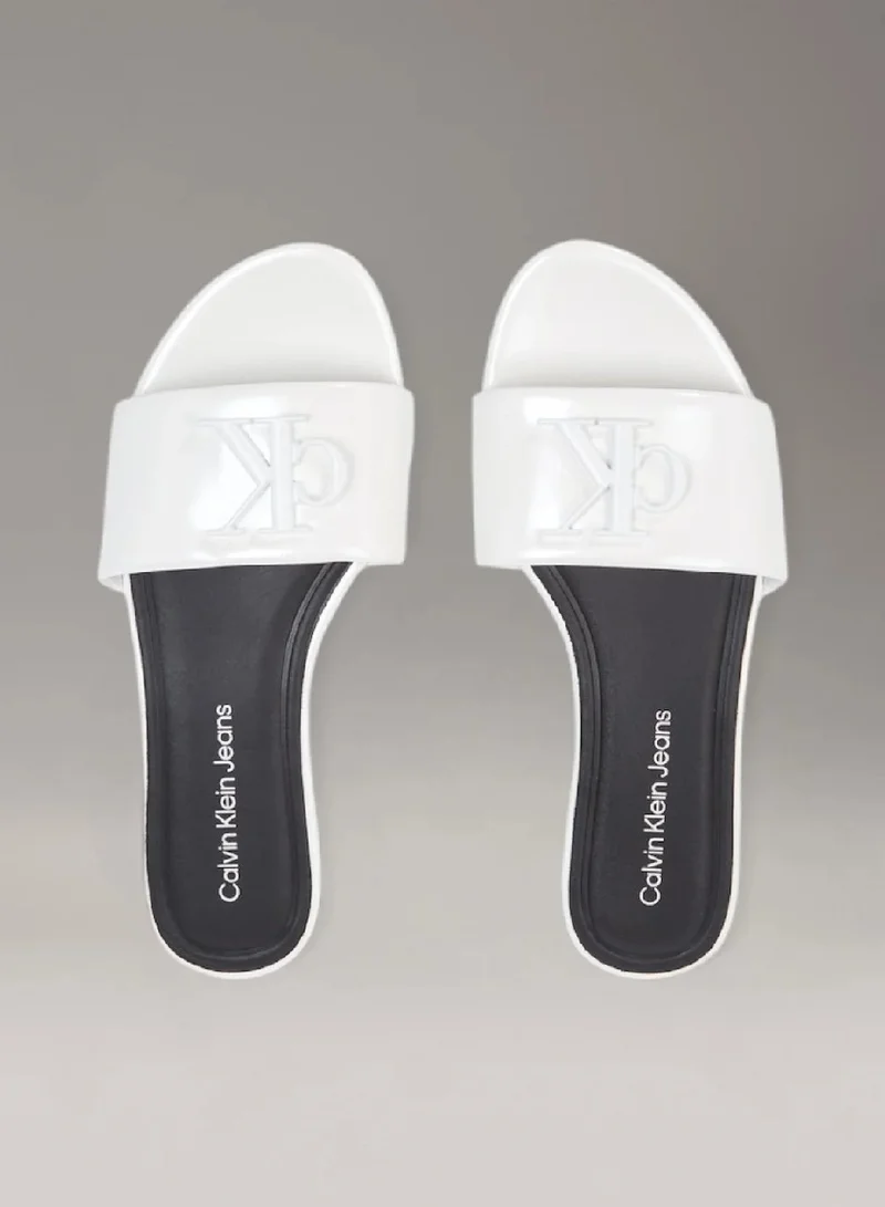 Calvin Klein Jeans Patent Sandals