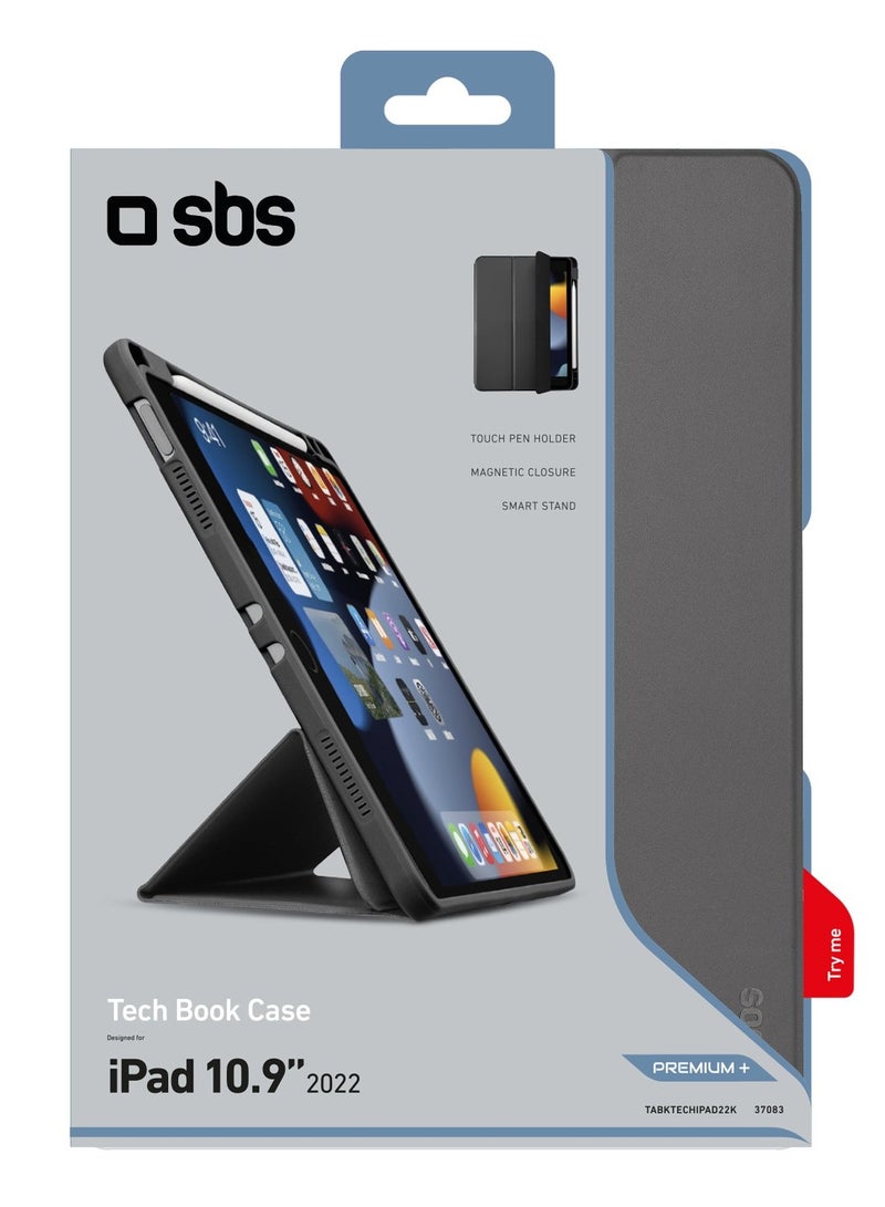SBS حافظة كتب SBS مع حامل قلم لجهاز iPad 10.9" 2022 - Image 1