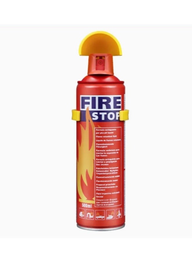 FIRE STOP Portable Car Fire Extinguisher Spray 500ml with Holder – Emergency Fire Stop Safety Aerosol for Vehicle, Home & Office - Image 4
