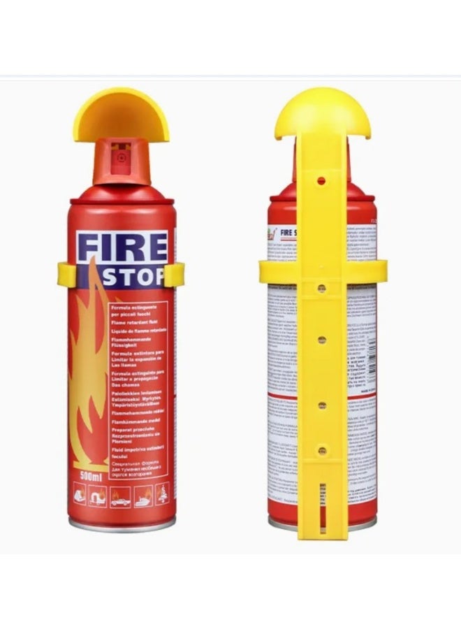 FIRE STOP Portable Car Fire Extinguisher Spray 500ml with Holder – Emergency Fire Stop Safety Aerosol for Vehicle, Home & Office - Image 5