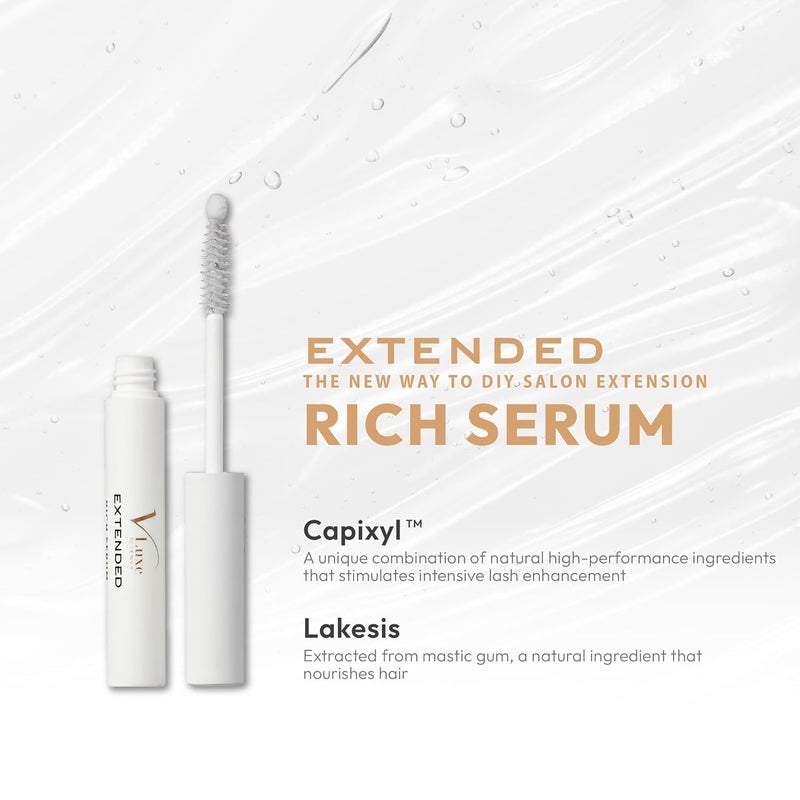 iENVY Extended Intensive Eyelash Serum Rich Formula for Thicker Fuller Lashes Lash Enhancement Infused with Capixyl Lakesis for Optimal Improvement - Image 2