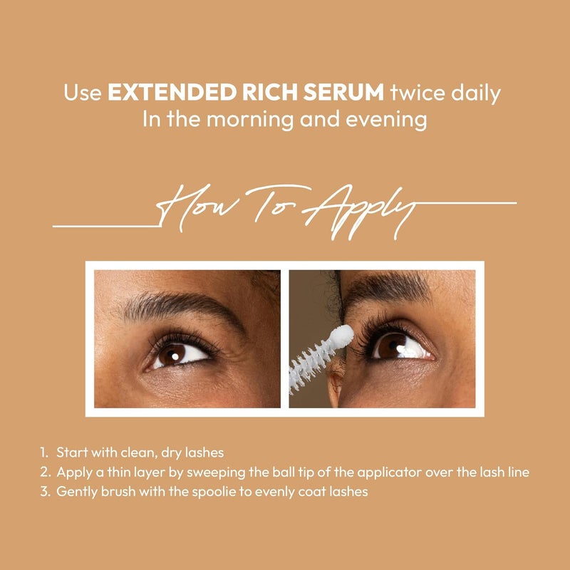 iENVY Extended Intensive Eyelash Serum Rich Formula for Thicker Fuller Lashes Lash Enhancement Infused with Capixyl Lakesis for Optimal Improvement - Image 5