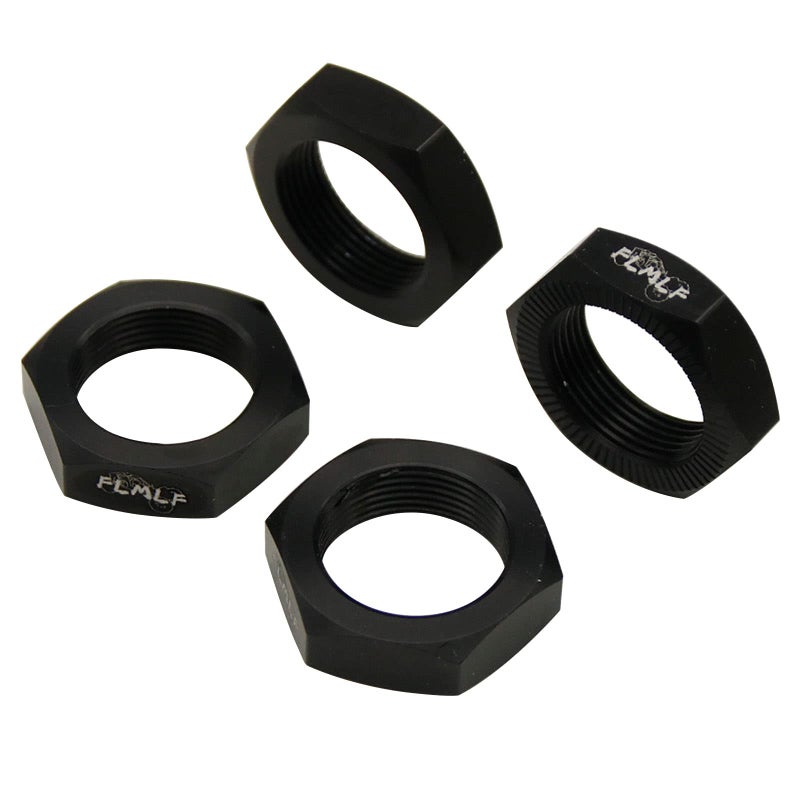 FLMLF Aluminium Wheel Nut Set for 15 Scale Hpi RV Km Baja 5b RC Car Parts Black - Image 2