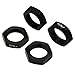 FLMLF Aluminium Wheel Nut Set for 15 Scale Hpi RV Km Baja 5b RC Car Parts Black - Image 3