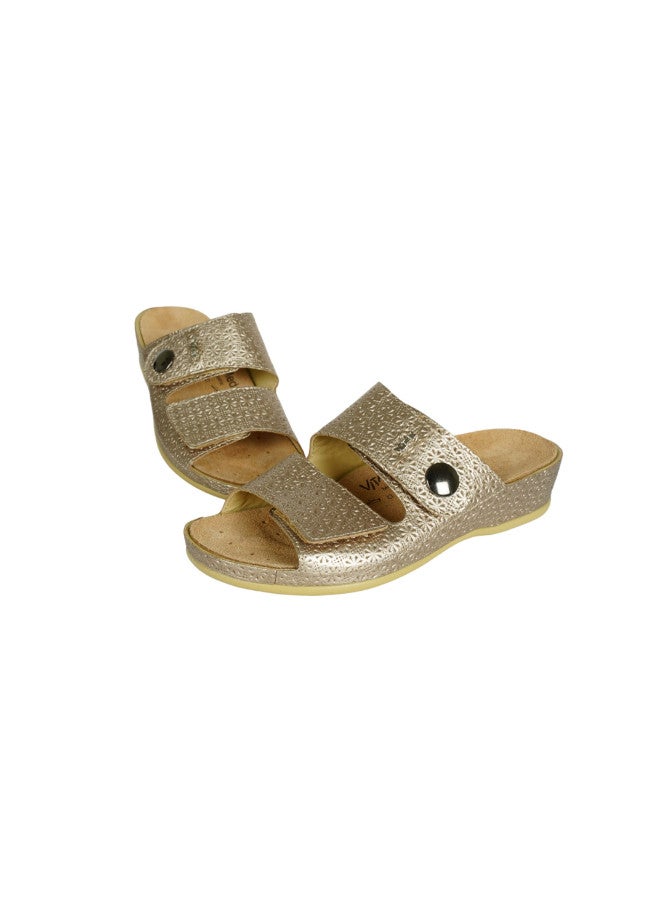 VITAL 148-1052 Vital Ladies Vitalette - Matilda Sandals 0644M Gold - Image 3