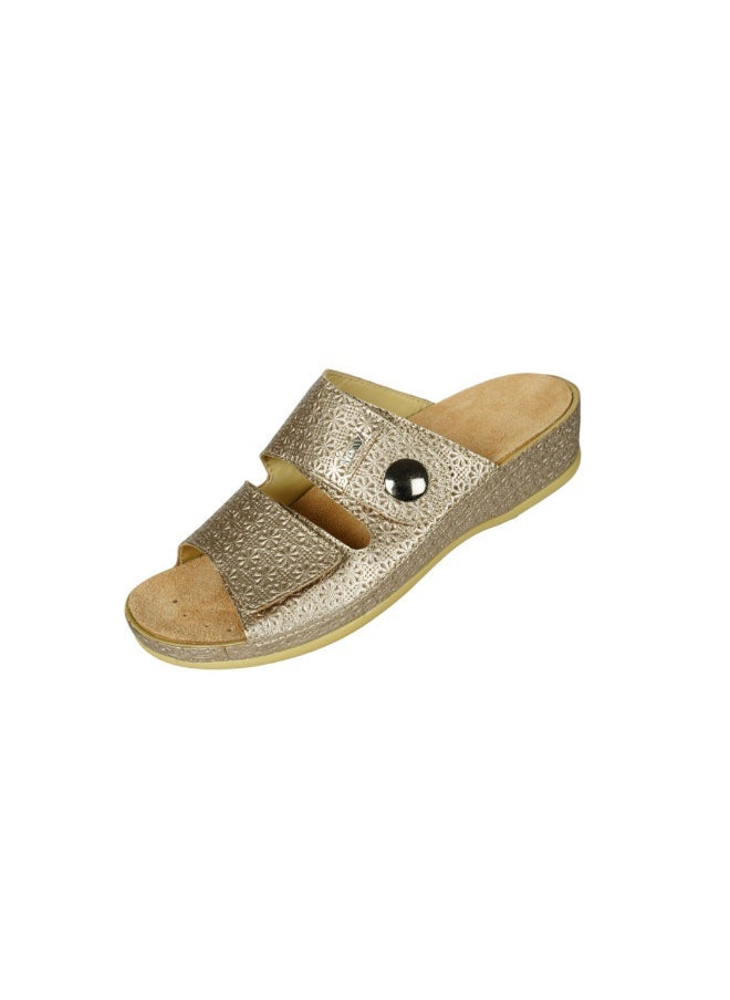 VITAL 148-1052 Vital Ladies Vitalette - Matilda Sandals 0644M Gold - Image 2