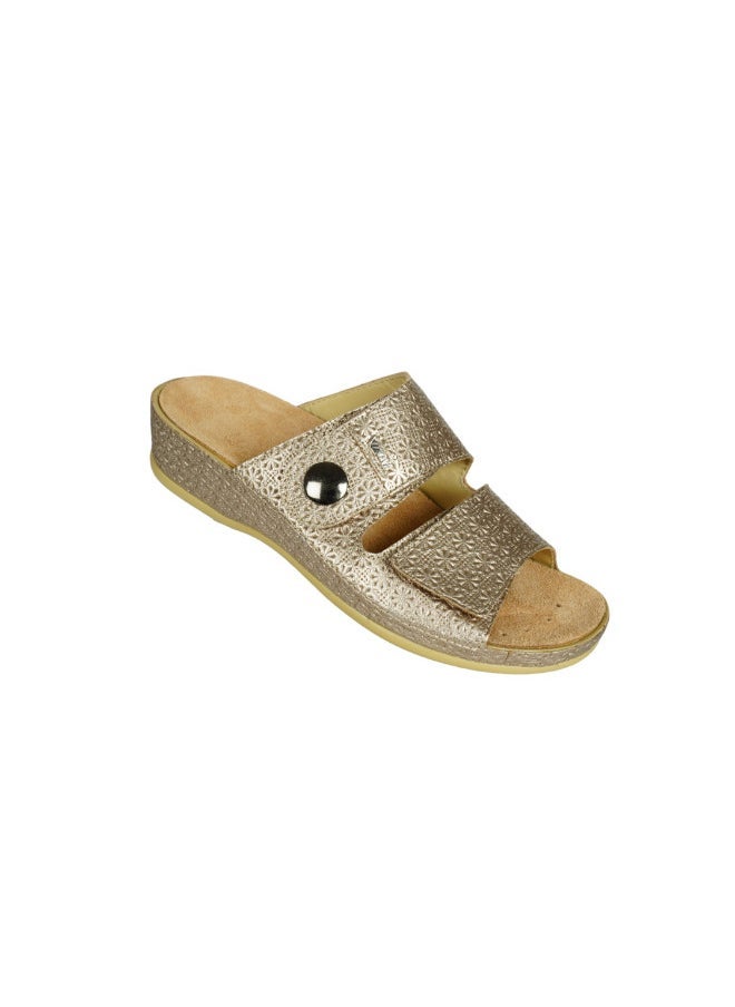VITAL 148-1052 Vital Ladies Vitalette - Matilda Sandals 0644M Gold - Image 1