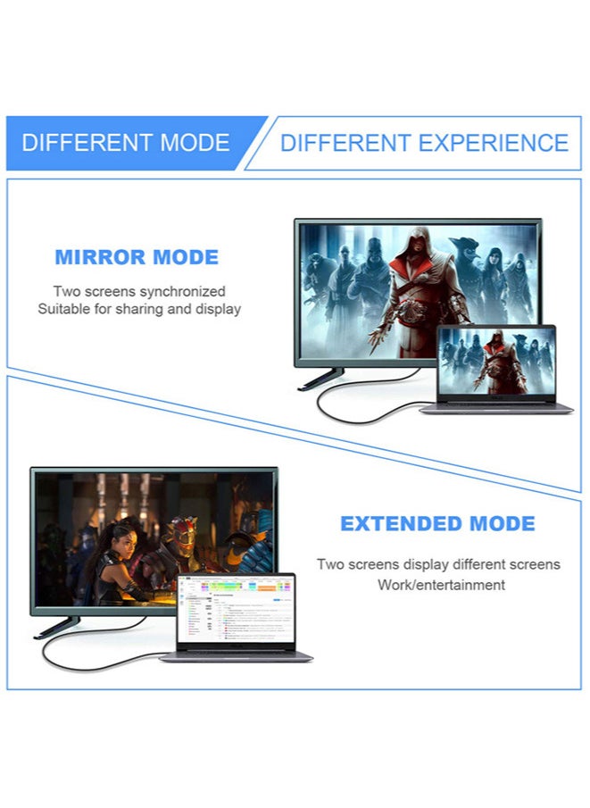 Chixing - 8K DisplayPort Cable Ultra HD DisplayPort 1.4 Male to Male Nylon Cable SPCC Shell, Support 7680x4320 Resolution 8K@60Hz, 4K@144Hz, 2K@165Hz HDP HDCP for Gaming Monitor - Image 1