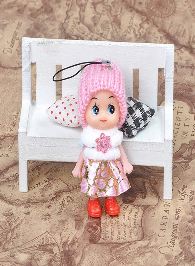 DOYIFUN 8 PCS Lovely Tiny Dolls Keychain, Silicone Princess Mini Doll for Girls, DIY Miniature Dollhouse Kit Decoration Little Dolls Christmas Festival Reborn Baby Stuff Gift Bag Accessories - Image 4