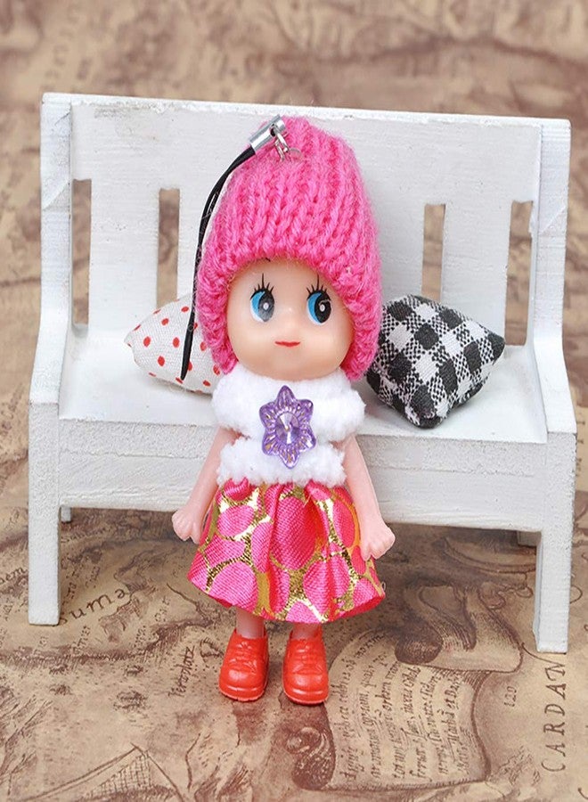 DOYIFUN 8 PCS Lovely Tiny Dolls Keychain, Silicone Princess Mini Doll for Girls, DIY Miniature Dollhouse Kit Decoration Little Dolls Christmas Festival Reborn Baby Stuff Gift Bag Accessories - Image 5