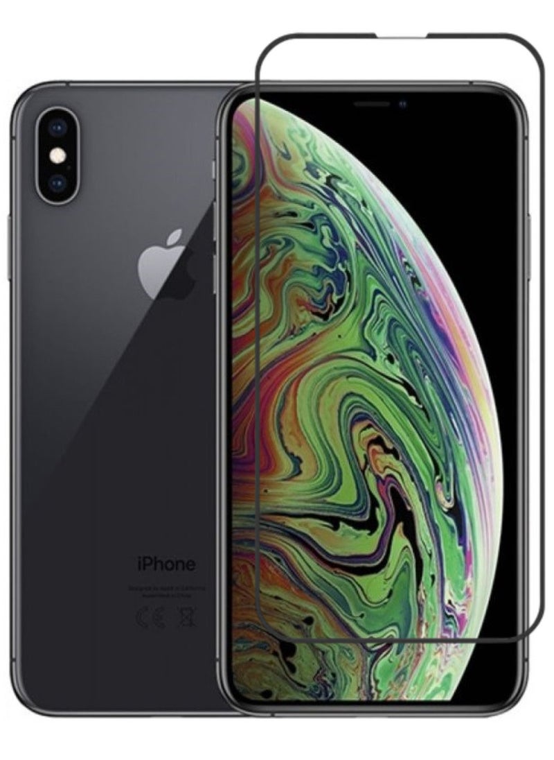 RAYON Tempered Glass Screen Protector 5D Designed For iPhone XS Max Full Screen Coverage And Bubble Free - Image 1