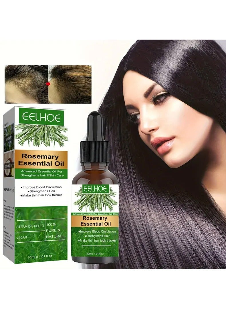 EELHOE Rosemary Hair Growth Essential Oil Fast Growing Anti Hair Loss 30ml - Image 1