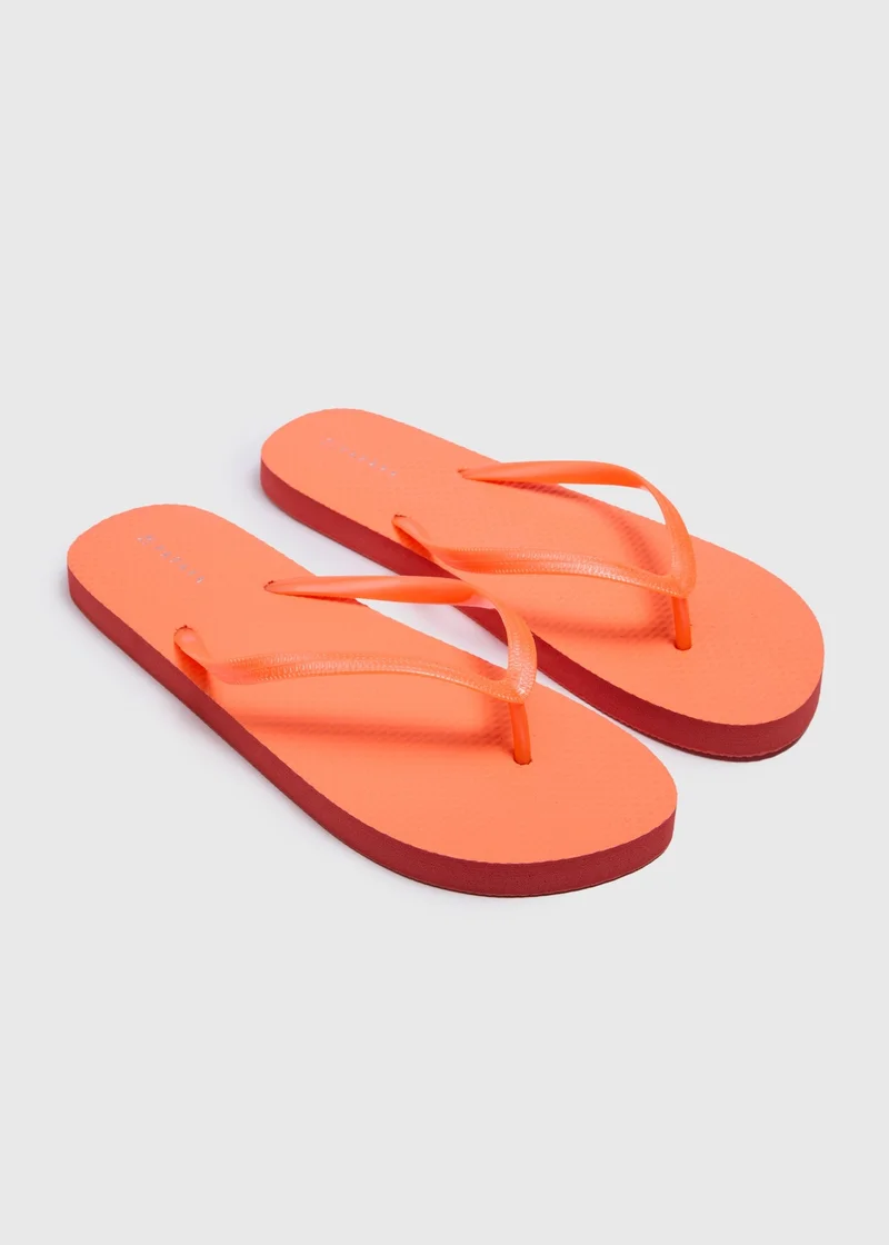 Matalan Peach Flip Flops