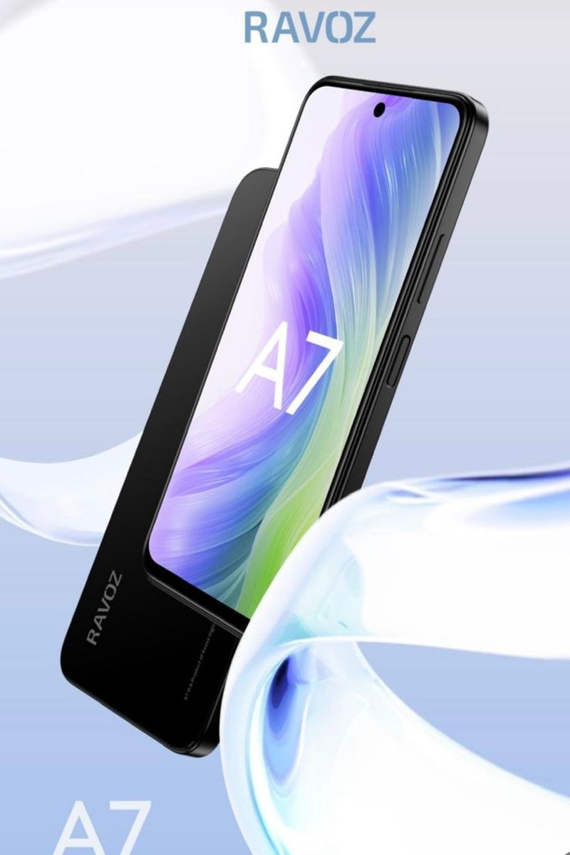 RAVOZ Ravoz A7 Non Camera and Non GPS (8GB + 8GB Expandable) 6.517″ HD + IPS INCELL Display | NFC | Expandable RAM | 256 GB ROM | | Dual Sim | 5000mAh Battery | R-Charge | 4G | Android Black - Image 1