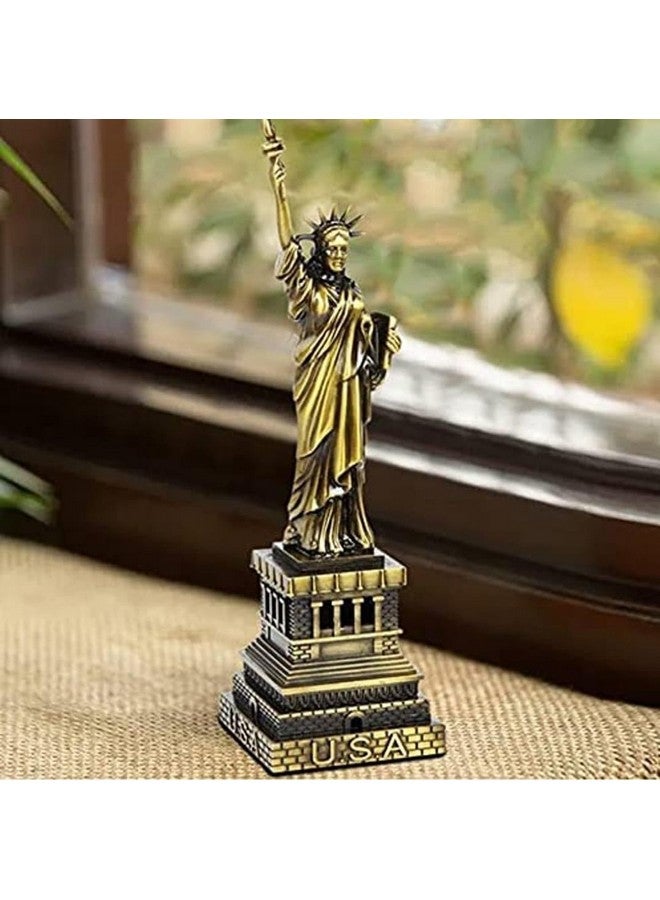VRB Dec Brass 1 Set for Statue Study Office Desk Decor Showpiece Gift Decoration Accessories Items Decorative Showpeice for Home , Golden - Image 5