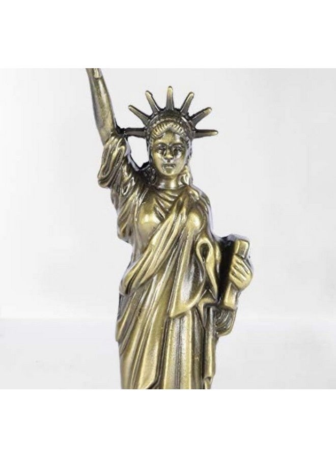 VRB Dec Brass 1 Set for Statue Study Office Desk Decor Showpiece Gift Decoration Accessories Items Decorative Showpeice for Home , Golden - Image 3