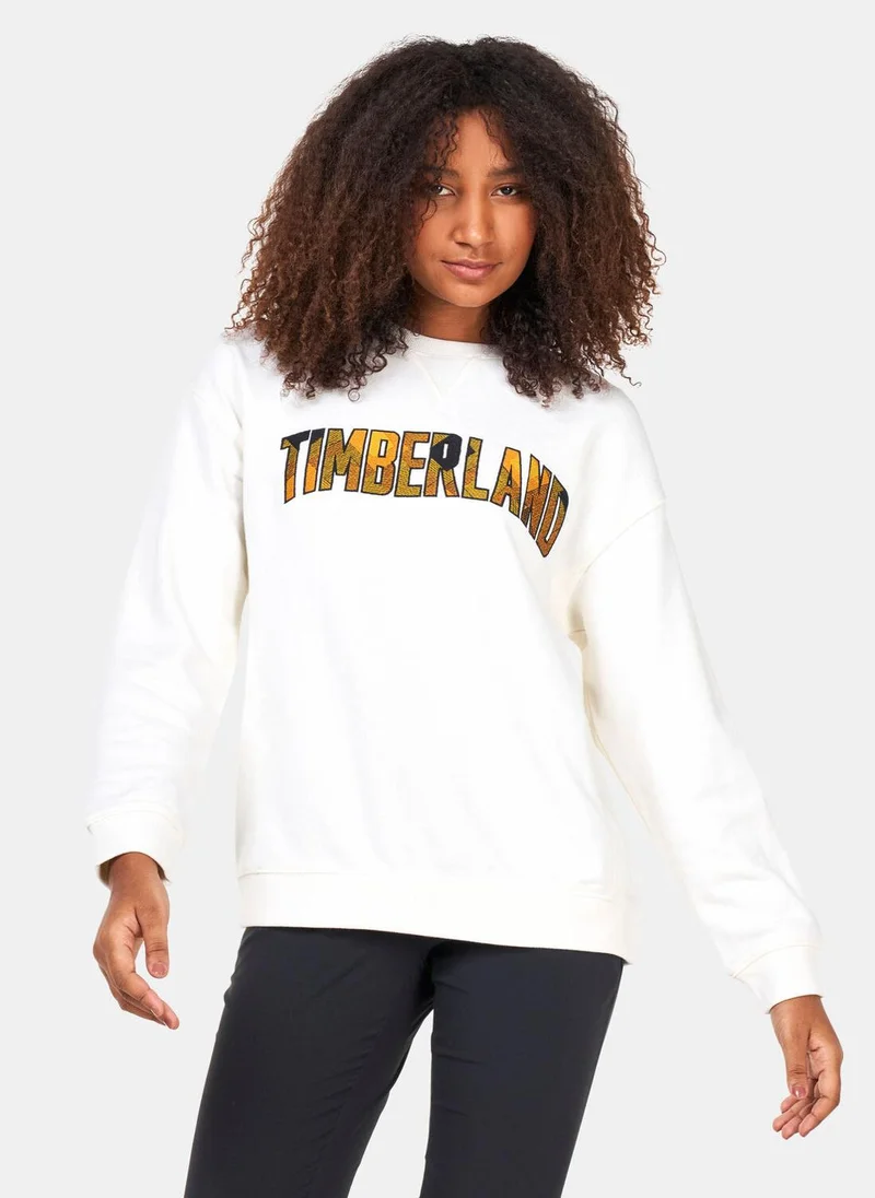 Timberland Women's Checkered Logo Sweatshirt