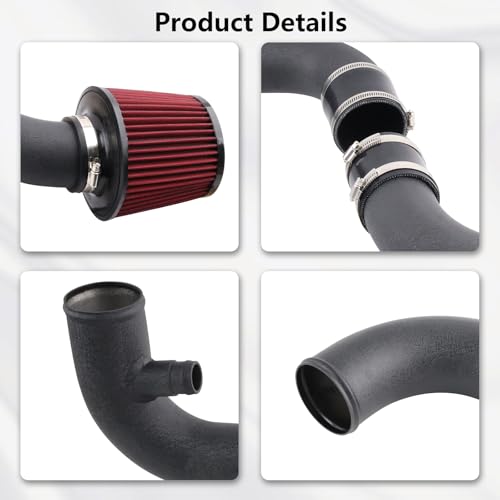 Aosuracing Cold Air Intake Kit Compatible with VW MK6 Golf GTI with Gen2 EA888 2.0T, Improved Airflow & Power, More Aggressive and Sporty Induction Sound - Image 5
