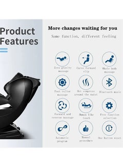 AWD Massage chair for full body massage, five AUTO programs, wireless music, zero gravity and many features.  - Image 4