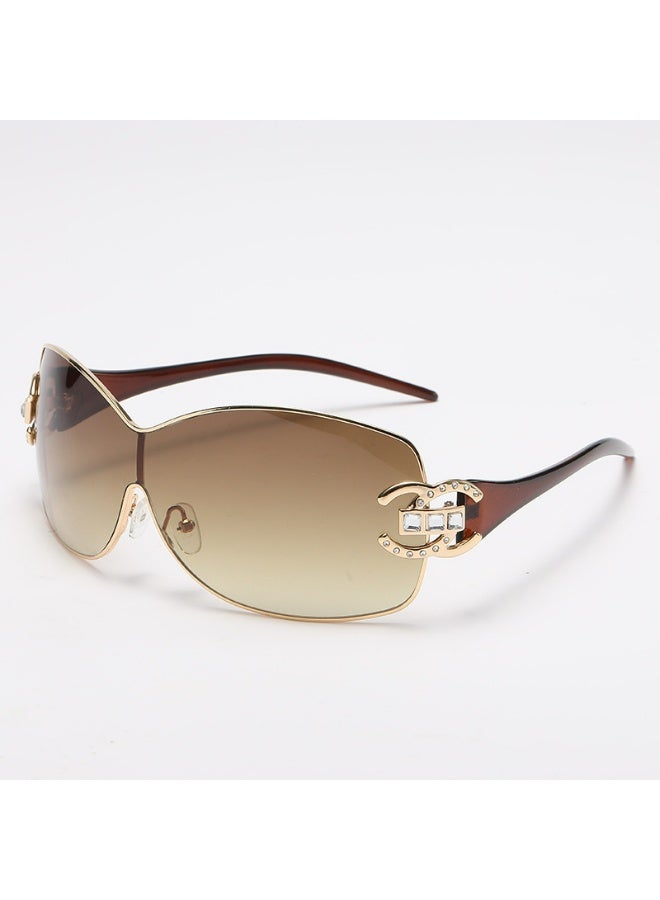 VANLINKER Wrap Around Y2K Sunglasses for Women Men Trendy Oversized Sun Glasses Fashion Shield Frameless Shades One-piece - Image 1