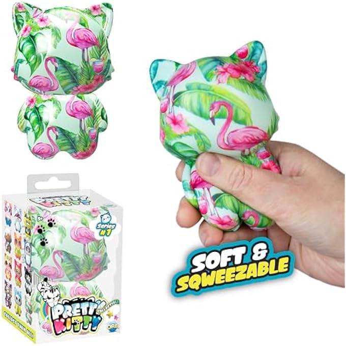 Orb Factory Assorted 3 Pack - ORB Pretty Kitty Jumbo Squishies Collectible Series 1 - Extra Soft, Slow Rising, Kawaii Cat Squishy Toys with Unique Designs - Sensory and Fidget Cute Squishies for Kids and Adults - Image 2