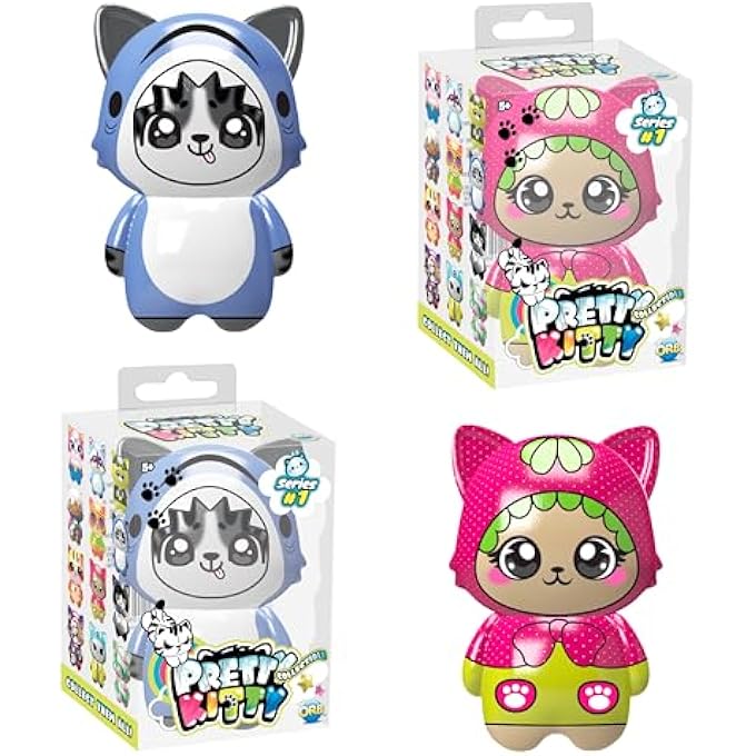 Orb Factory Assorted 3 Pack - ORB Pretty Kitty Jumbo Squishies Collectible Series 1 - Extra Soft, Slow Rising, Kawaii Cat Squishy Toys with Unique Designs - Sensory and Fidget Cute Squishies for Kids and Adults - Image 4