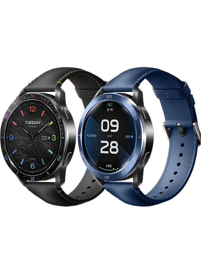 Tinker Leather Watch Strap Compatible With Xiaomi Watch S4 Sport, Xiaomi Watch S3/S2/S1 Pro, Genuine Leather - Image 1