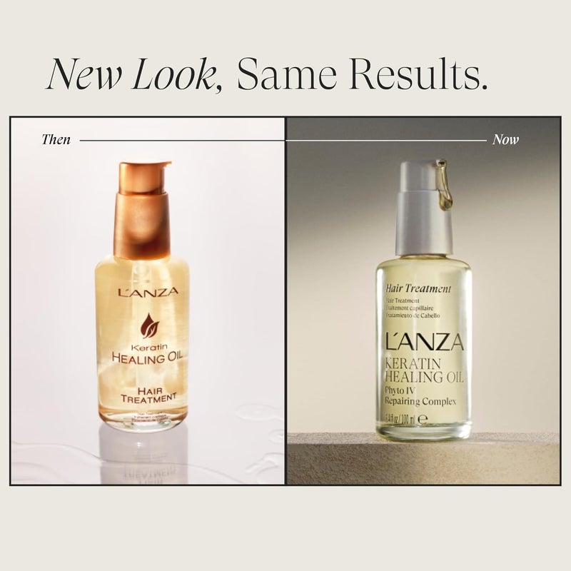 L'ANZA Keratin Healing Oil Treatment - Restores and Nourishes Dry Damaged Hair with Phyto IV Complex and UV Protection (3.4 Fl Oz) - Image 2