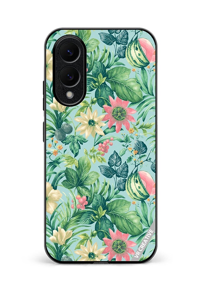 VR CREATIVE Protective Case Cover For Samsung Galaxy S25 Edge Sunflower Design Multicolour
