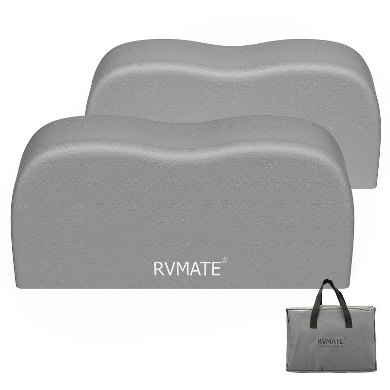 أغطية إطارات RVMATE للإطارات المزدوجة 2 عبوة تناسب إطارات بقطر 3033 مقاومة للماء ومضادة للأشعة فوق البنفسجية رمادية أغطية إطارات مزدوجة ملحقات RV للشاحنات والمقطورات