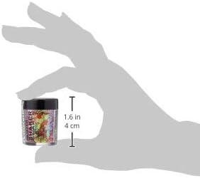 Stargazer Chunky Glitter Shaker UV Orange Cosmetic glitter for use on the eyes lips face body hair and nails