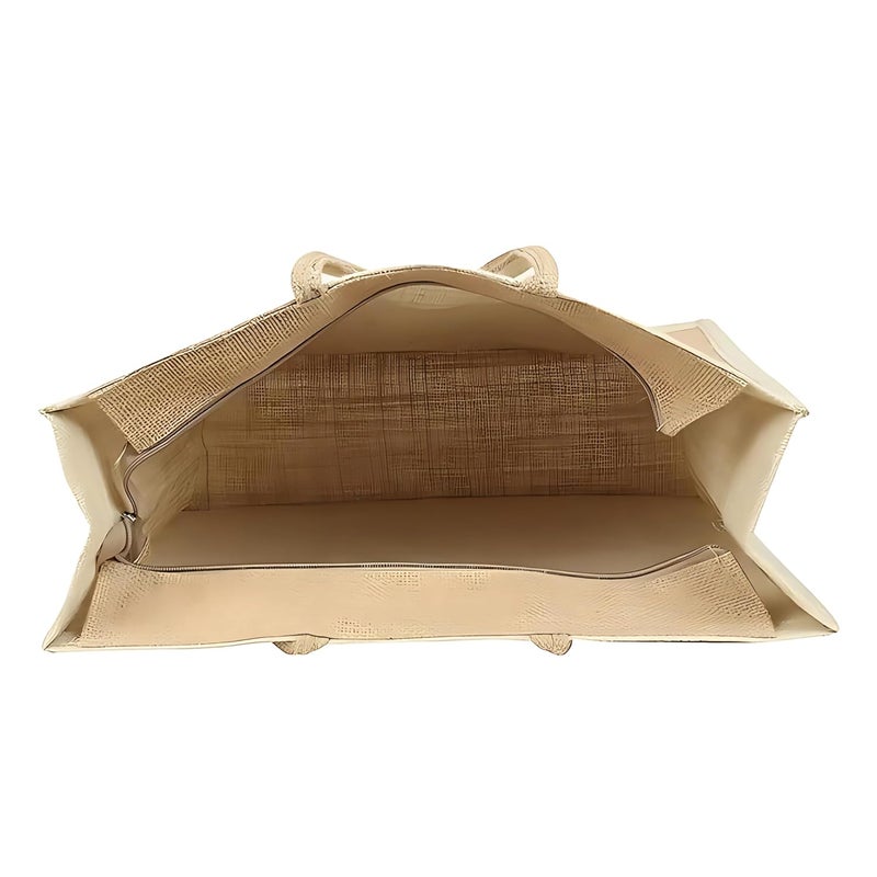 JUNERUSH Jute Bags for Women/Men | Durable Eco-friendly Jute bags for lunch box, grocery shopping, Return Gifts | Lunch Bag for Office Tiffin | Multipurpose Jute bags with Zip (12 Inch) - Image 5