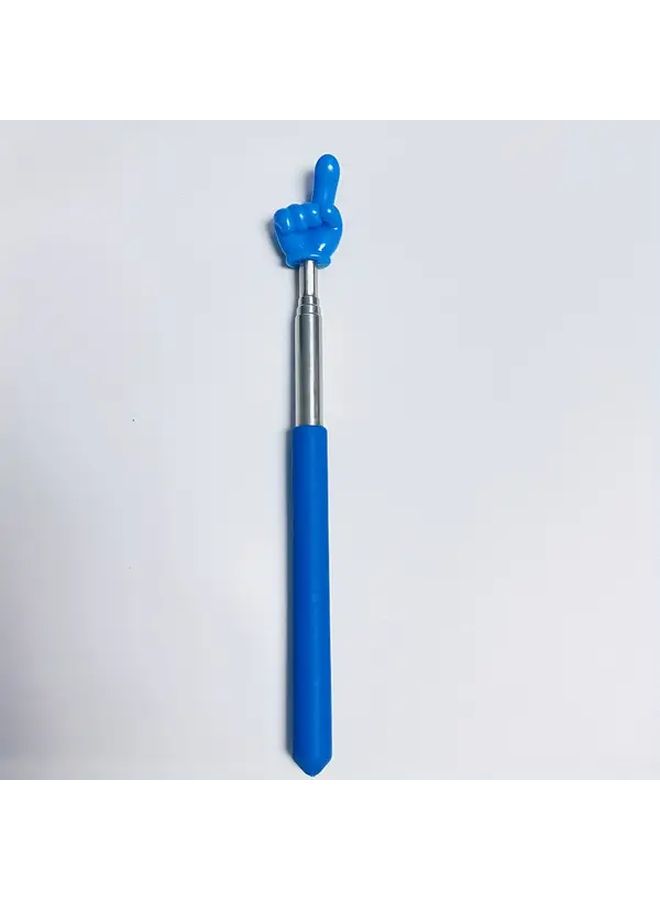 6 Pack Retractable Teacher Pointers Assorted Colors with Ergonomic Hand Shaped Grips Extendable Metal Classroom Pointers for Elementary and Kindergarten Teachers - Image 4