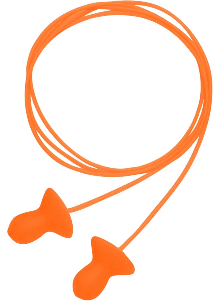 Howard Leight HOWARD LEIGHT Honeywell Home Howard Leight by Quiet Corded Reusable Earplugs, 100 Pairs (QD30), Orange 