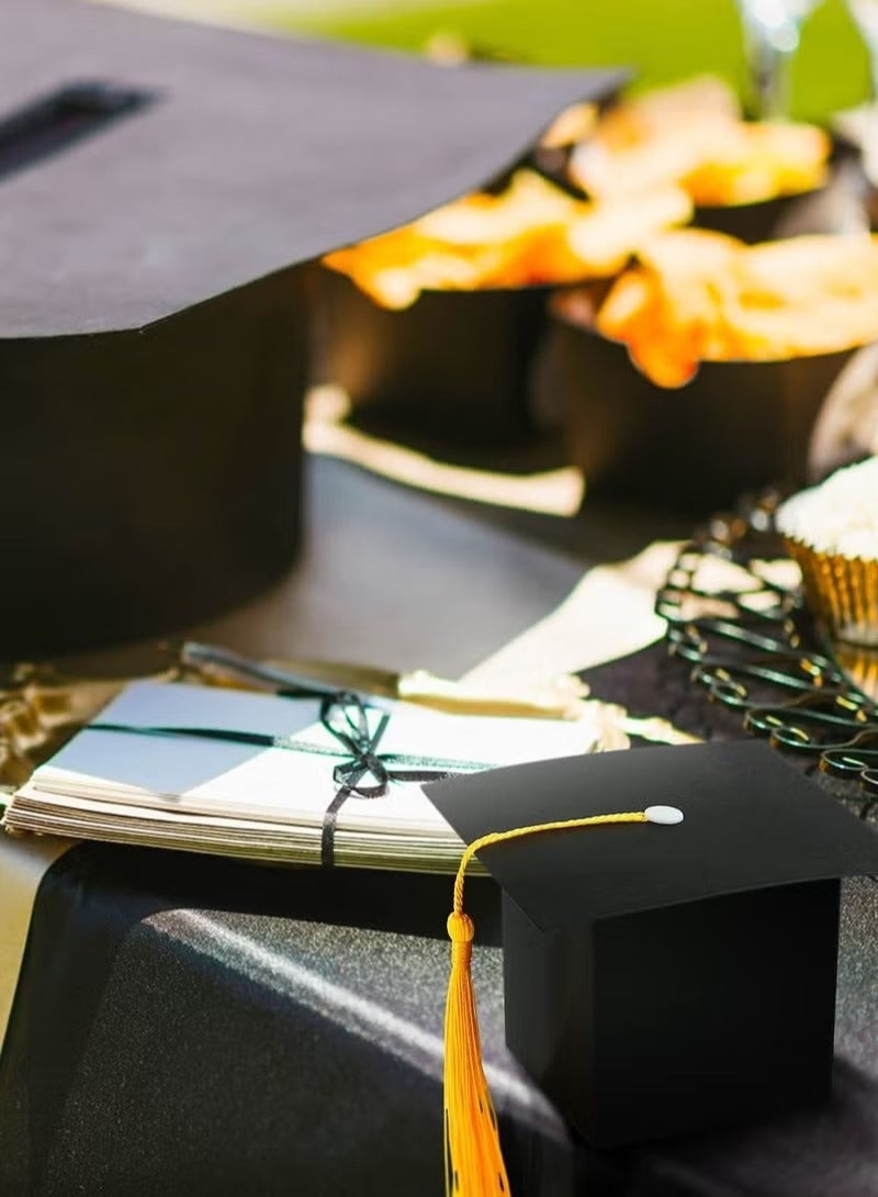24 Pack Graduation Hat Candy Box Graduation Gift Box with Fringe for Graduation Party Supplies Decorative Candy Chocolate Souvenirs - Image 4