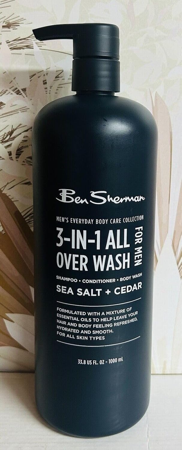 BEN SHERMAN 3in1 Sea Salt And Cedar All Over Wash 338oz includes 2oz travel size body butter - Image 3