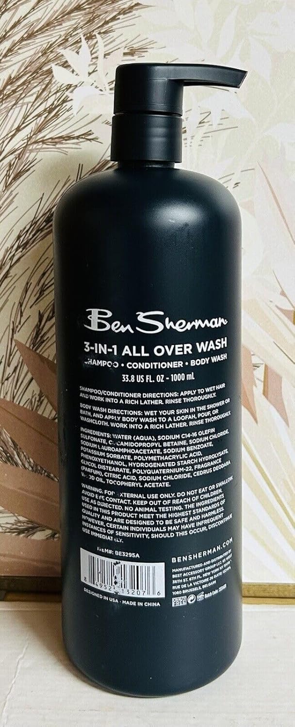 BEN SHERMAN 3in1 Sea Salt And Cedar All Over Wash 338oz includes 2oz travel size body butter - Image 4