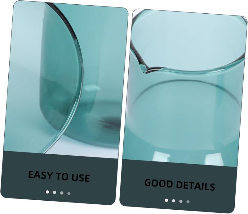 PRETYZOOM 1set Elegant Glass Set Water Beverage Cup Lid Modern Tumbler Cups for Kitchen Heat-resistant Carafe for Friends - Image 1