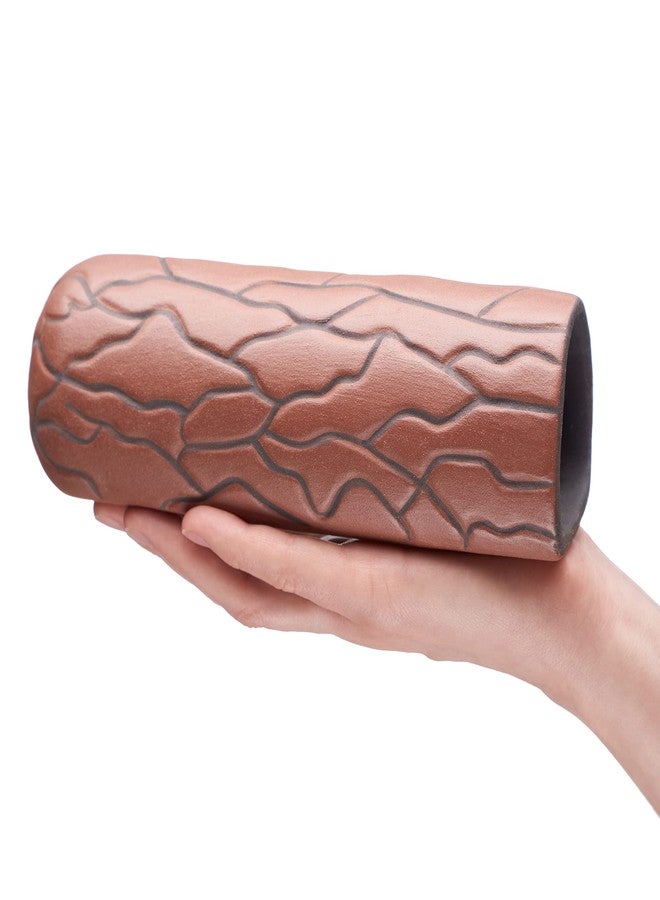 Plecoceramics زينة سيراميكية كبيرة على شكل كهف لتربية سمك البليكو، مناسبة لأحواض السمك (قطعة واحدة كبيرة) - Image 3