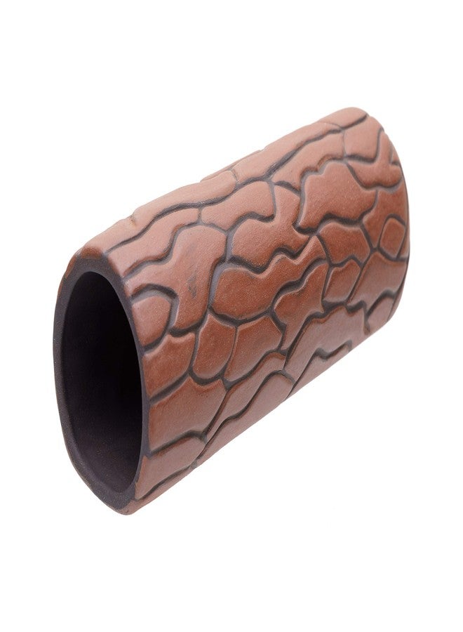 Plecoceramics زينة سيراميكية كبيرة على شكل كهف لتربية سمك البليكو، مناسبة لأحواض السمك (قطعة واحدة كبيرة) - Image 1