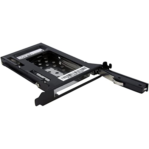StarTech.com 2.5in SATA Removable Hard Drive Bay for PC Expansion Slot - Storage bay adapter - black , TAA (S25SLOTR) - Image 1
