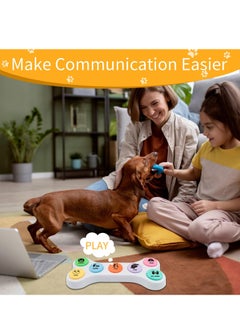 Excefore Dog Buttons Talk, Dog Communication Button Starter Kit, 7 Dog Talk Button Set, 70 s  Recorded Talk Buttons, Pet Training Buzzer with 50 Scene Stickers and Tools for Animal Training (7 Colors)  - Image 5