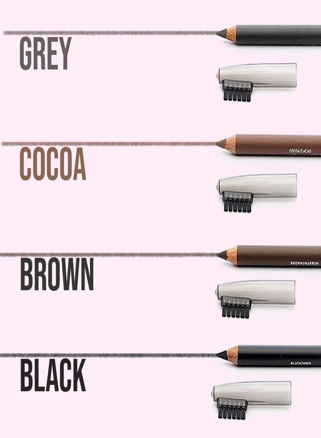 aden Eyebrow Pencil -1.14gr - With Eyebrow Brush - Highly Pigmented & Draws Tiny Brow Hairs - Waterproof & Long Lasting - MADE IN ITALY (Brown) - Image 3